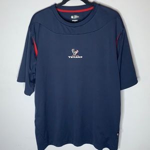 NFL Houston Texans navy blue shorts sleeve top L